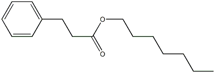 3-Phenylpropanoic acid heptyl ester 구조식 이미지