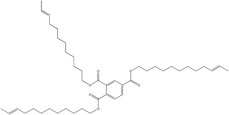 1,2,4-Benzenetricarboxylic acid tri(10-dodecenyl) ester 구조식 이미지