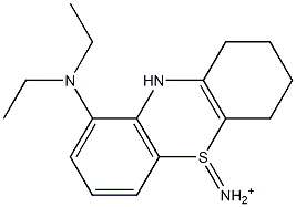 9-(Diethylamino)-1,2,3,4-tetrahydro-5H-phenothiazin-5-iminium Structure