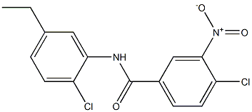 2',4-Dichloro-5'-ethyl-3-nitrobenzanilide 구조식 이미지