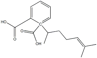(-)-Phthalic acid hydrogen 1-[(R)-6-methyl-5-heptene-2-yl] ester 구조식 이미지