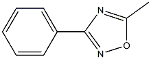 3-Phenyl-5-methyl-1,2,4-oxadiazole 구조식 이미지