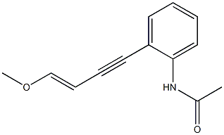 N-[2-(4-Methoxy-3-buten-1-yn-1-yl)phenyl]acetamide Structure