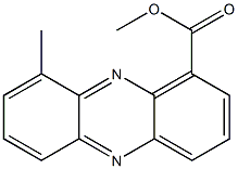 9-Methyl-1-phenazinecarboxylic acid methyl ester 구조식 이미지