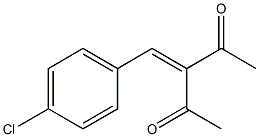 3-(4-Chlorobenzylidene)pentane-2,4-dione Structure