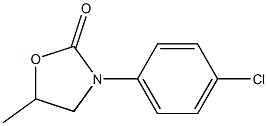 5-Methyl-3-(4-chlorophenyl)oxazolidin-2-one 구조식 이미지