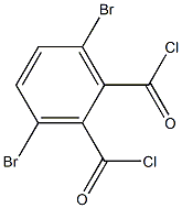 3,6-Dibromophthalic acid dichloride Structure