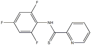 N-[2,4,6-Trifluorophenyl]pyridine-2-carbothioamide Structure