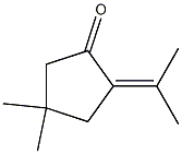 2-Isopropylidene-4,4-dimethylcyclopentanone 구조식 이미지