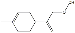 p-Mentha-1,8-dien-10-yl hydroperoxide Structure