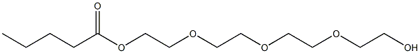 Valeric acid 2-[2-[2-(2-hydroxyethoxy)ethoxy]ethoxy]ethyl ester 구조식 이미지