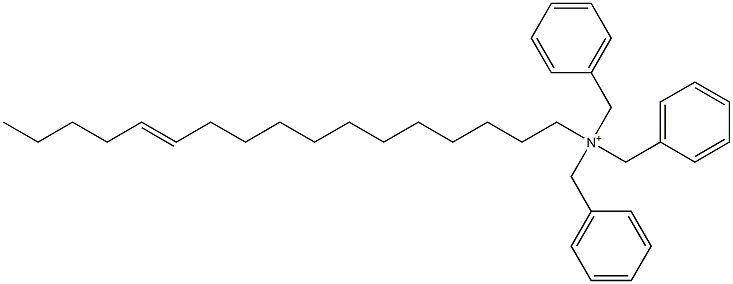 (12-Heptadecenyl)tribenzylaminium 구조식 이미지