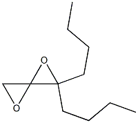 2,2-Dibutyl-1,4-dioxaspiro[2.2]pentane Structure