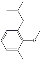 1-Methoxy-2-methyl-6-isobutylbenzene 구조식 이미지