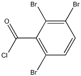 2,3,6-Tribromobenzoic acid chloride 구조식 이미지
