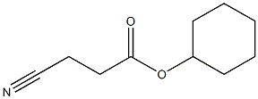 3-Cyanopropionic acid cyclohexyl ester Structure