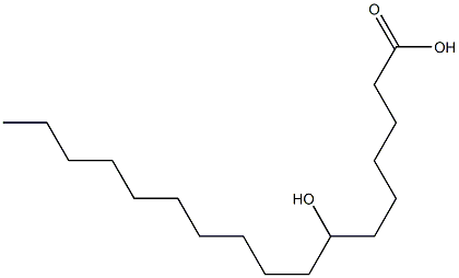 7-Hydroxyheptadecanoic acid Structure