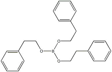 Boric acid triphenethyl ester 구조식 이미지