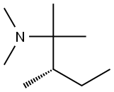 [S,(-)]-N,N,1,1,2-Pentamethyl-1-butanamine 구조식 이미지