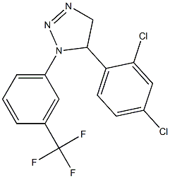 1-(3-Trifluoromethylphenyl)-5-(2,4-dichlorophenyl)-4,5-dihydro-1H-1,2,3-triazole Structure