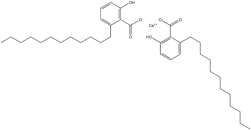 Bis(2-dodecyl-6-hydroxybenzoic acid)calcium salt Structure