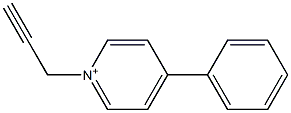 4-Phenyl-1-(2-propynyl)pyridinium 구조식 이미지