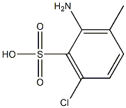 2-Amino-6-chloro-3-methylbenzenesulfonic acid Structure