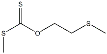 Dithiocarbonic acid O-[2-(methylthio)ethyl]S-methyl ester 구조식 이미지