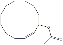 2-Cyclododecen-1-ol acetate Structure