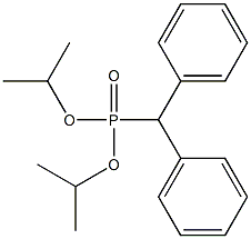 Diphenylmethylphosphonic acid diisopropyl ester Structure