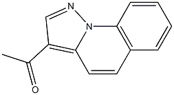 3-Acetylpyrazolo[1,5-a]quinoline Structure