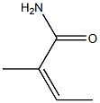 (Z)-2-Methyl-2-butenamide Structure