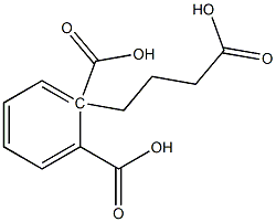 Phthalic acid 1-(3-carboxypropyl) ester Structure