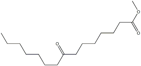 8-Oxopentadecanoic acid methyl ester 구조식 이미지