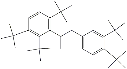 2-(2,3,6-Tri-tert-butylphenyl)-1-(3,4-di-tert-butylphenyl)propane 구조식 이미지