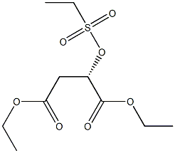 [S,(-)]-2-[(Ethylsulfonyl)oxy]succinic acid diethyl ester Structure