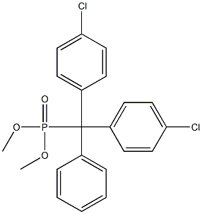 4,4'-Dichlorotritylphosphonic acid dimethyl ester 구조식 이미지