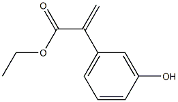 3-Hydroxyatropic acid ethyl ester 구조식 이미지