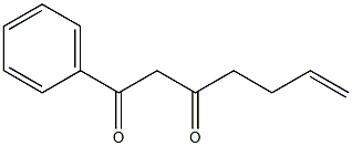 1-Phenyl 6-heptene-1,3-dione 구조식 이미지