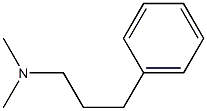 N,N-Dimethyl-3-phenylpropylamine 구조식 이미지