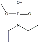 N,N-Diethylamidophosphoric acid hydrogen methyl ester 구조식 이미지