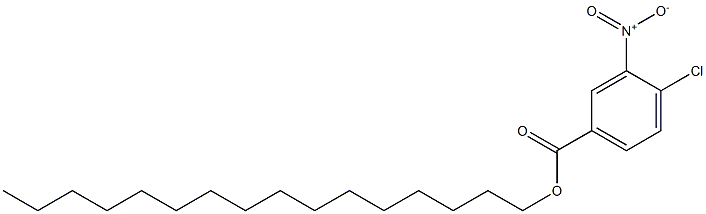 4-Chloro-3-nitrobenzoic acid hexadecyl ester Structure