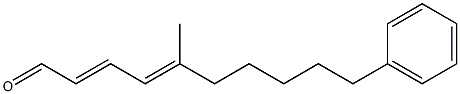 5-Methyl-10-phenyl-2,4-decadienal 구조식 이미지