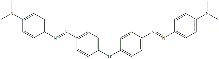 [4-(p-Dimethylaminophenylazo)phenyl] ether 구조식 이미지