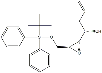 (2S,3S,4S)-1-[Diphenyl(tert-butyl)silyloxy]-2,3-epoxy-6-hepten-4-ol Structure
