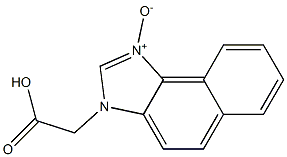 2-[(3H-Naphth[1,2-d]imidazole 1-oxide)-3-yl]acetic acid 구조식 이미지