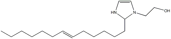 2-(6-Tridecenyl)-4-imidazoline-1-ethanol 구조식 이미지