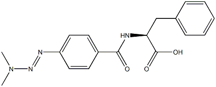 N-[p-(3,3-Dimethyl-1-triazeno)benzoyl]-3-phenyl-L-alanine Structure