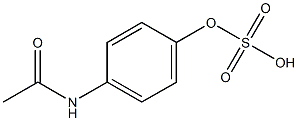 4'-(Sulfooxy)acetoanilide Structure