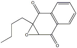 7a-Butyl-1a,7a-dihydronaphth[2,3-b]oxirene-2,7-dione Structure